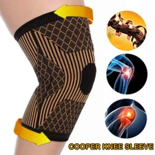 COOPER Knee Brace Compression Sleeve Support Sport Joint Injury Pain Relief Gym