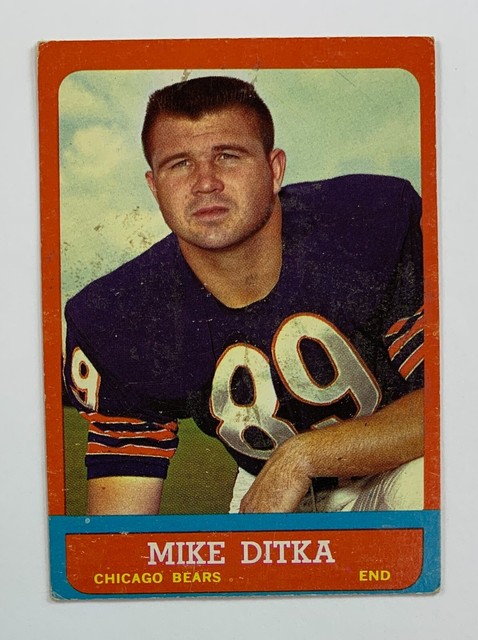 1963 Topps Football #62 Mike Ditka (Bears) 124E-01