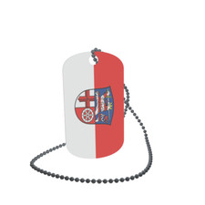 Dog Tag Flag Bunting Heppenheim Dog Tag Aluminium 30 x 50mm