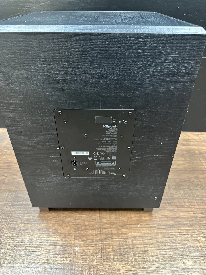 Replacement Klipsch Bar 48 Sounbar Black Subwoofer Only - image 4 of 4