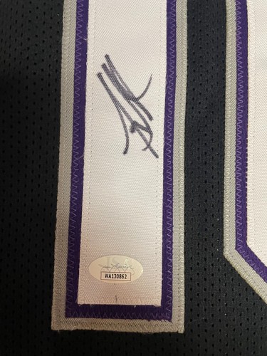 Mike Bibby Signed / Autographed Custom Jersey Sacramento Kings Beckett - Picture 4 of 7