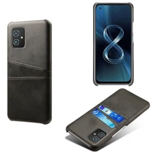 For ASUS Zenfone 9/10/8, Shockproof 2 Card Slots Hybrid Rugged Back Case