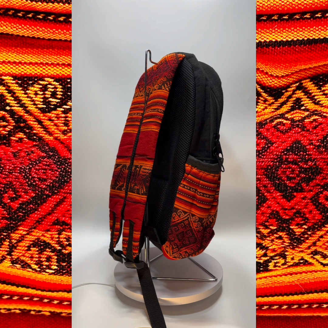Bolivian Genuine Andean Textil “AGUAYO” Handmade Backpack 17 