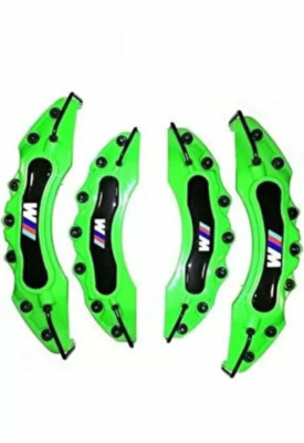 Green M performance Car Disc Brake Caliper Covers  4PCS/ Universal