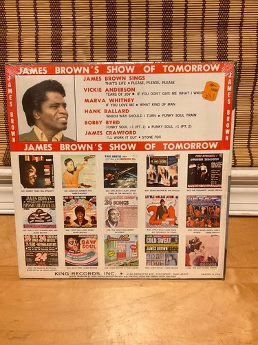 JAMES BROWN: presents his show of tomorrow KING 12" LP 33 RPM sealed - Picture 2 of 2