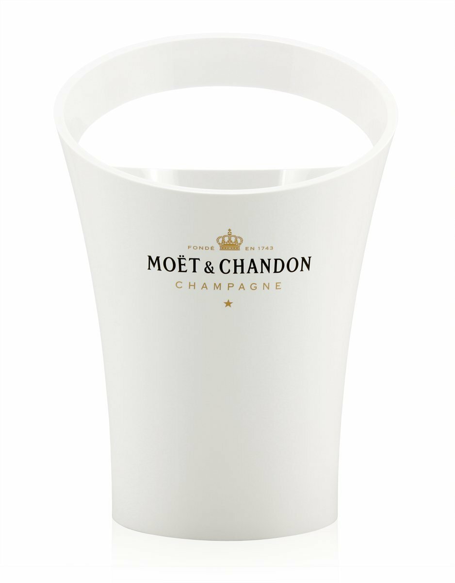 white champagne bucket