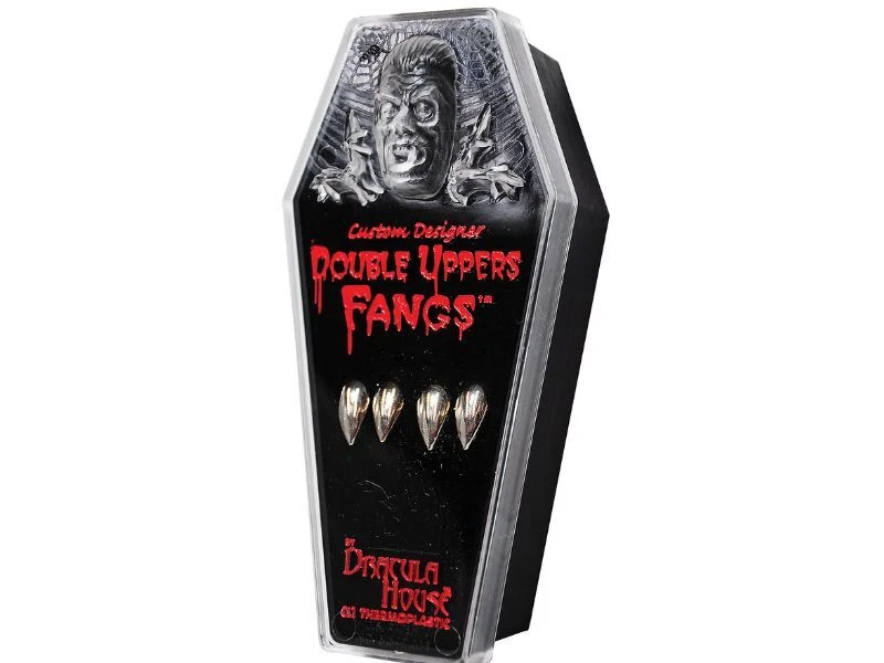 Original Custom Designer® Chrome Double Uppers Dracula Fangs® - Image 3 of 3
