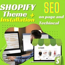I Will Design Shopify Dropshipping Stores Ecommerce Website With SEO