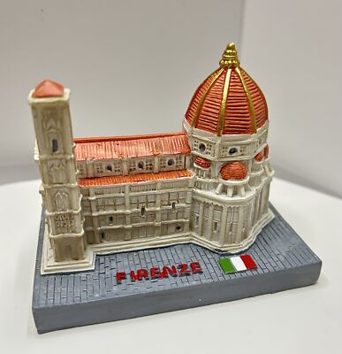 Italy Firenze Florence Cathedral Souvenir Office Desk 3D Resin Ornament GIFT