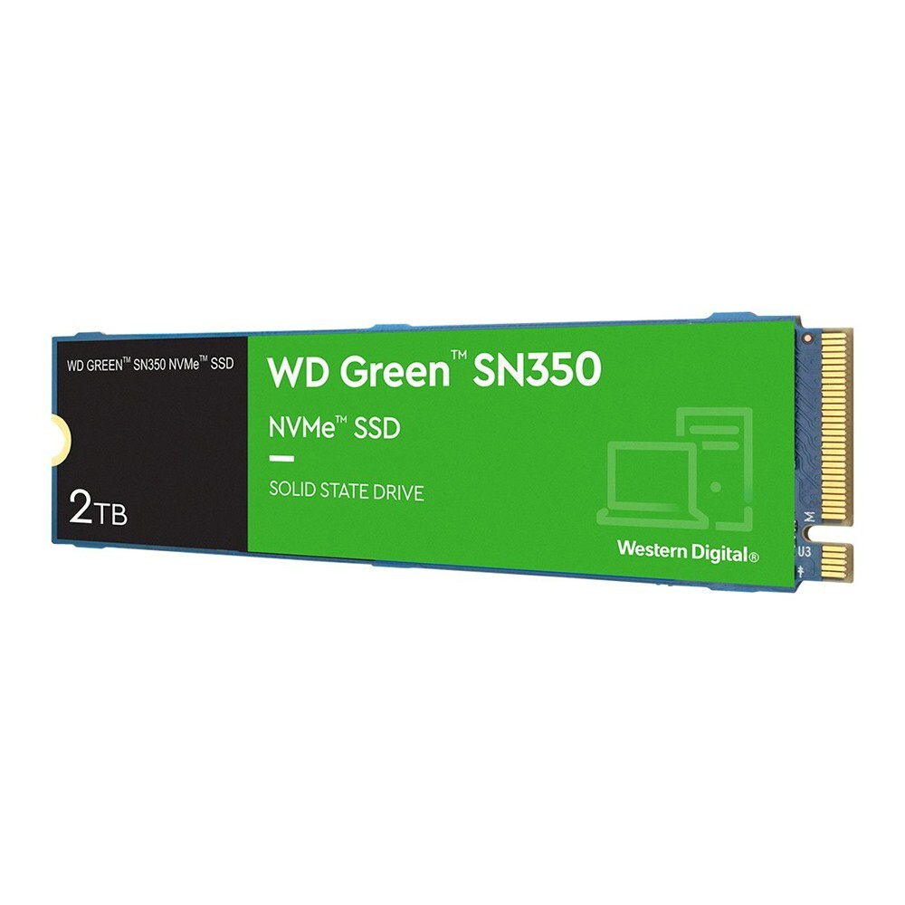 SSD WD Green SN350 1TB NVMe M.2 2280 (Leitura até 2400MB/s e Gravação até 1850MB/s