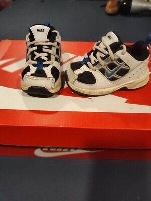 Nike Toddler Shoes Black White Size 4c