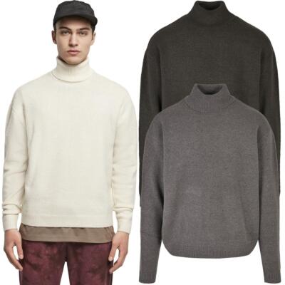 Urban Classics Oversized Roll Neck Sweater Sweatshirt Rollkragen Pullover Strick