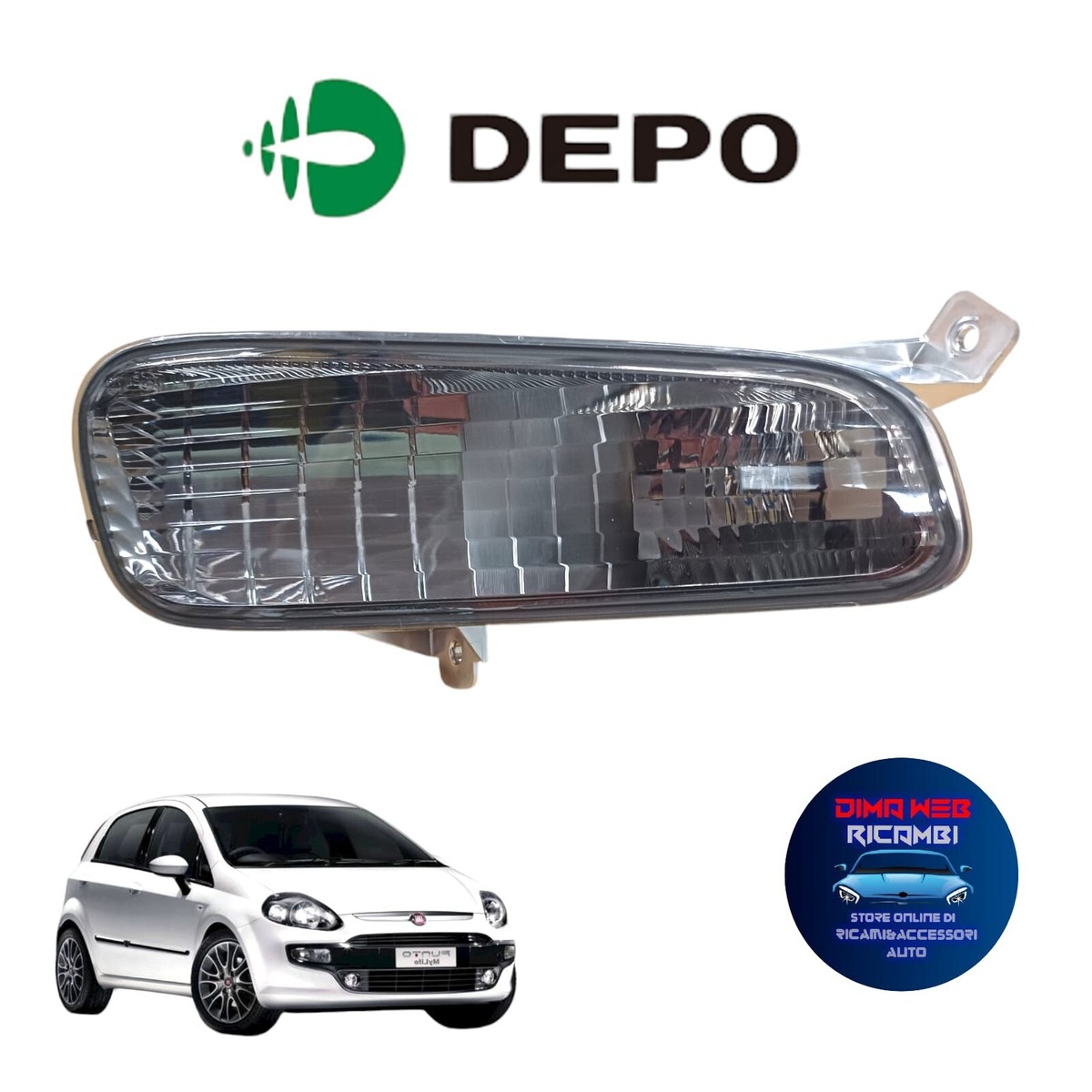 Faro Ottico Anteriore Destra Per LANCIA YPSILON Dal 2006 Al 2011 H1 Lenticolare Nuovo C2x20973747
