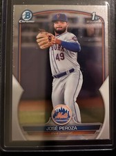 Jose Peroza 2023 Bowman Chrome 1st Bowman #BCP-149 New York Mets