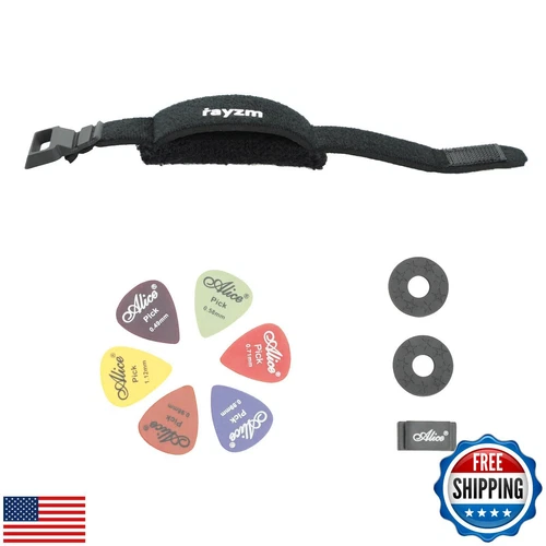 rayzm Guitar String Damper Mute Silencer Fretwrap, Guitar Fret Wrap Muffler C