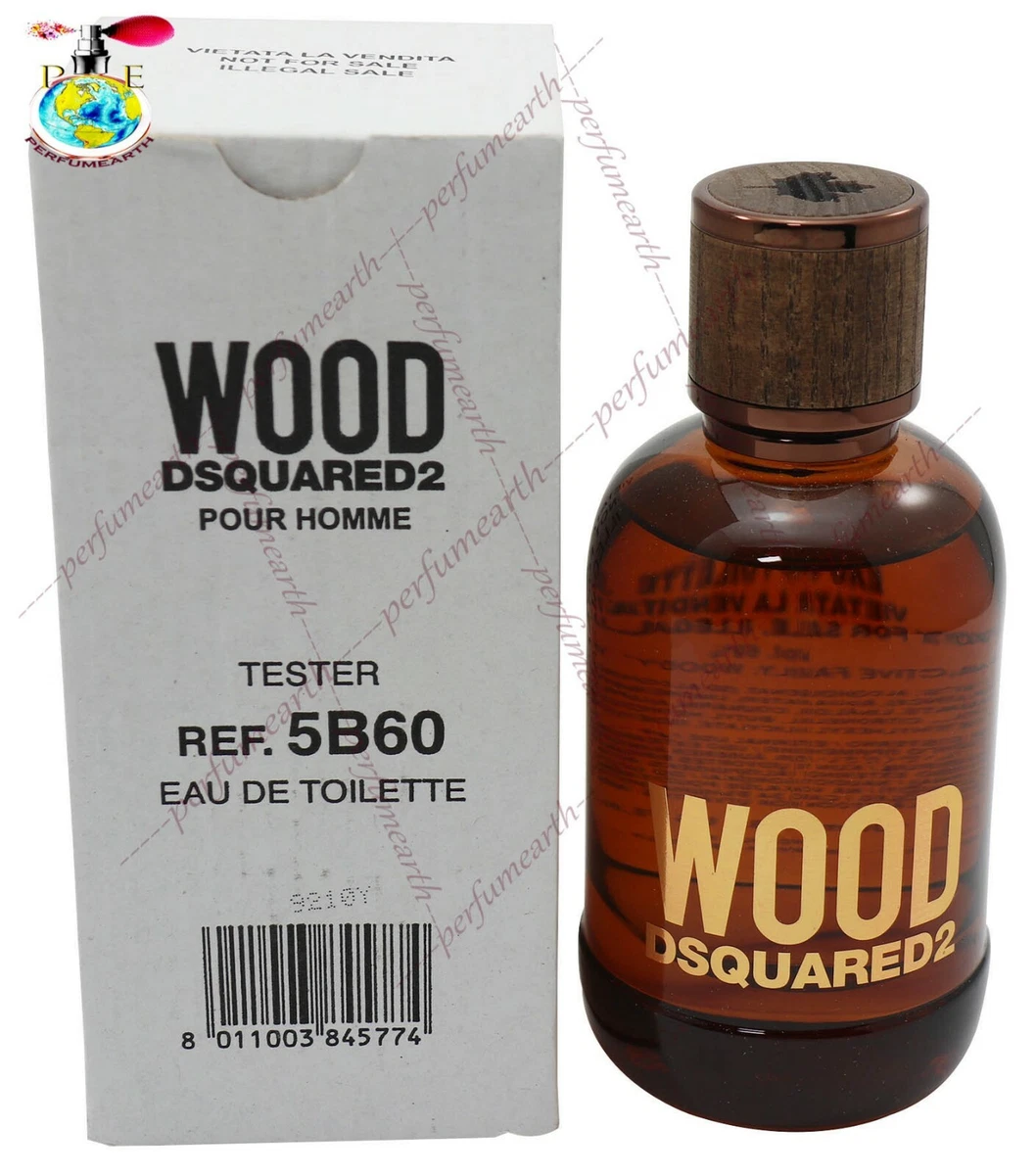Wood By Dsquared2 Eau De Toilette Spray 3.4 3.3 oz Men New Same As
