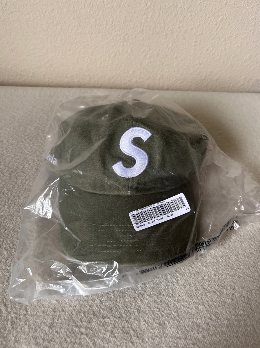 Supreme Kevlar Denim S Logo 6 Panel Hat - Olive Green - NEW | eBay
