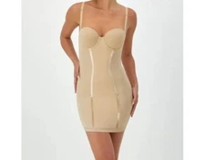 Maidenform Ultra-Firm Convertible Underwire Shaper Shapewear Slip Nude 38D NWT