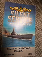 SILENT SERVICE THE SUBMARINE SIMULATION TACTICAL OPERATIONS MANUAL FOR ATARI