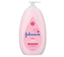 Johnson's Moisturizing Mild Pink Baby Lotion with Coconut Oil 27.1 Fl. Oz