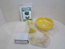 New! CONDOR Plumbed Eyewash:Std, Wall Mnt, Eyes Coverage, Uncovered,Plastic Bowl
