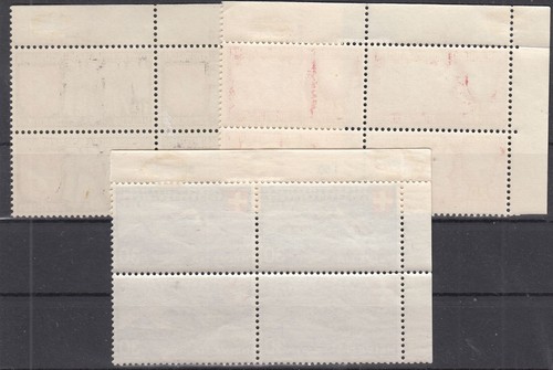 RA25134/ SWITZERLAND – Y&T # 326 / 328 MINT MNH COMPLETE BLOCKS OF 4 – CV 180 $ - Picture 2 of 2