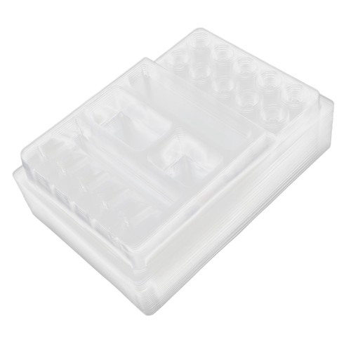 25pcs Professional Tattoo Ink Cup Tray Disposable Plastic Holder Stand For T CBK - Picture 20 of 24