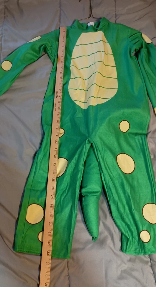 Disfraz Infantil Completo Verde 💚 Amarillo 🟡 Dragón Ver Fotos y Medidas. C6 Foto 4 de 4
