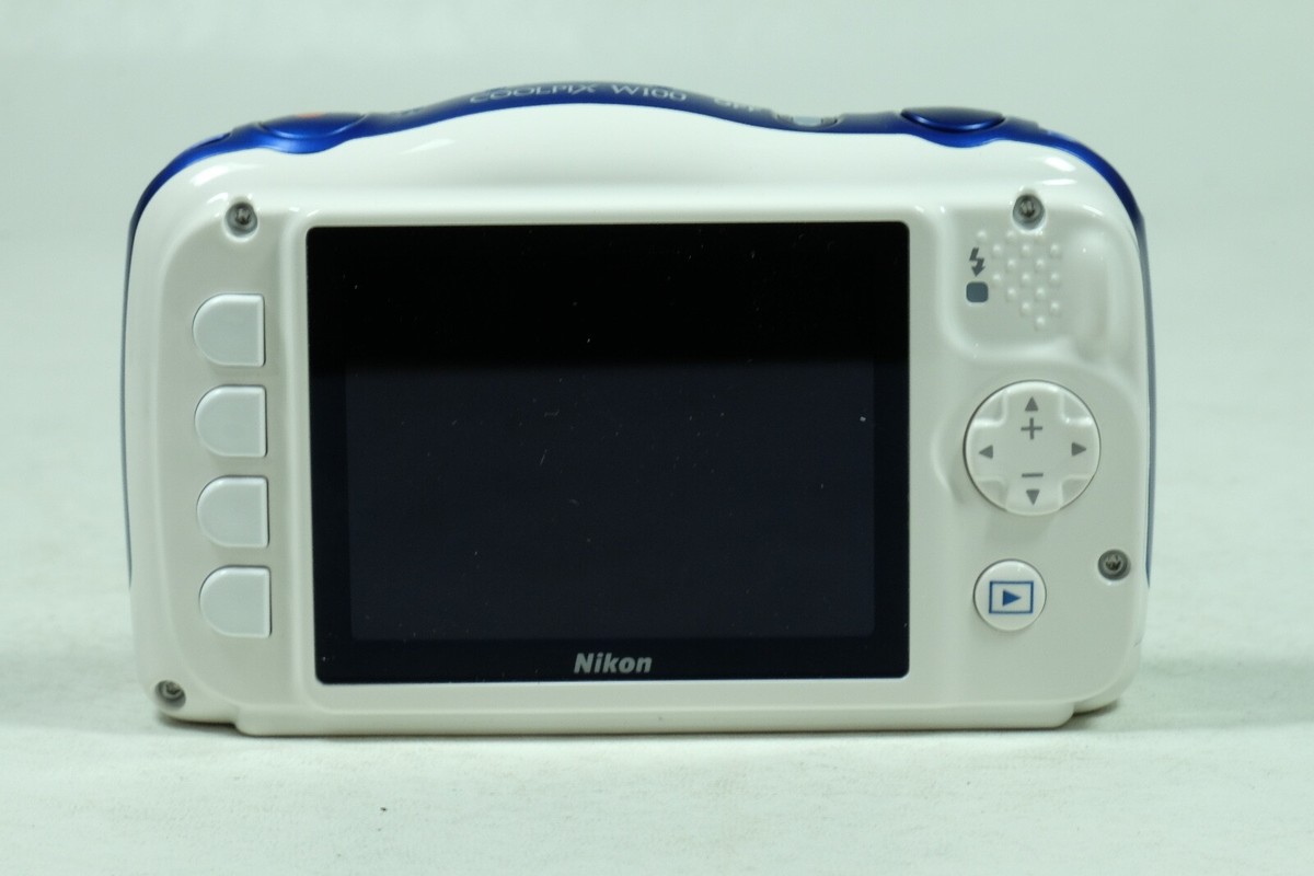 Nikon COOLPIX W100 13.2 MP Digital Camera - White 18208265152| eBay