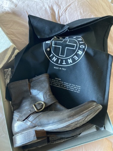 Botas de cuero 39 Fiorentini Baker Boots botín de motorista de cuero con caja nuevas NP - Imagen 11 de 11
