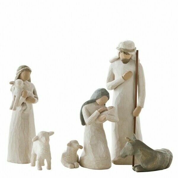 Willow Tree 26005 Sculpted Hand-Painted Nativity Figure Set - 6 Piece