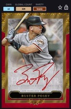 [DIGITAL CARD] TOPPS BUNT 20 BUSTER POSEY ICONIC FIVE-STAR RED SIG, SF GIANTS C