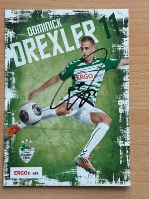 Dominick Drexler Greuther Fürth Autogrammkarte original signiert #S510