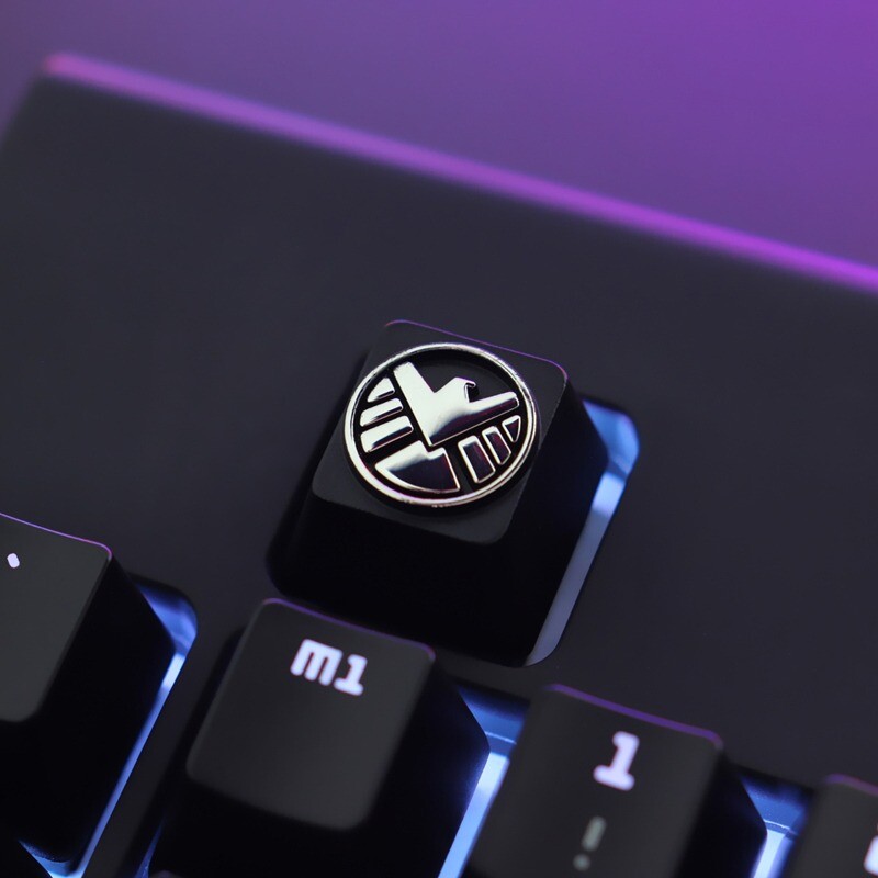 DC Theme S.H.I.E.L.D Keycap Zinc Alloy Keycap For Cherry MX Mechanical Keyboard