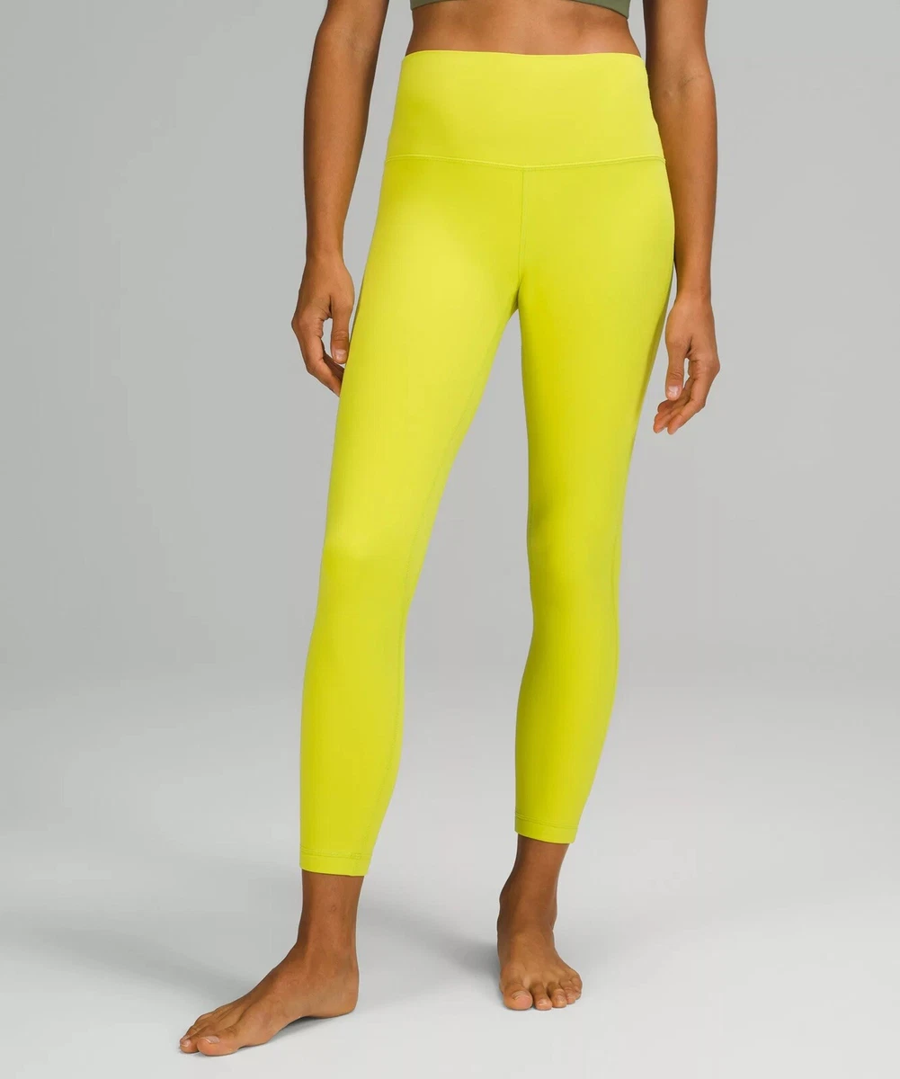 lululemon nwt Align High-Rise Pant 25Yellow Serpentine 4