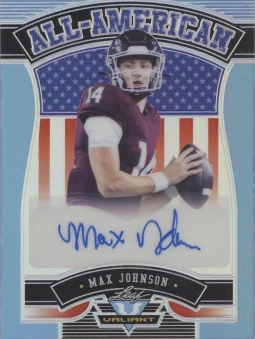 2022 Leaf Valiant Max Johnson #AA-MJ1 - 1 of 2