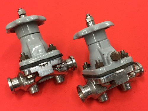ITT - 1/4" - Hand Actuated Diaphragm Valve - LOT OF (2)