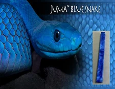 1 JUMA ® BLUE SNAKE PEN BLANK  .750" x .750" x 12" STEM TURNING SQUARE 