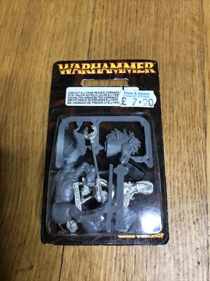 Metal High Elf Ellyrian Command Blister - OOP - Warhammer/ Age of Sigmar