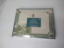 New Holiday Stationery 25 Paper Envelopes Stickers Computer Printer Compatible