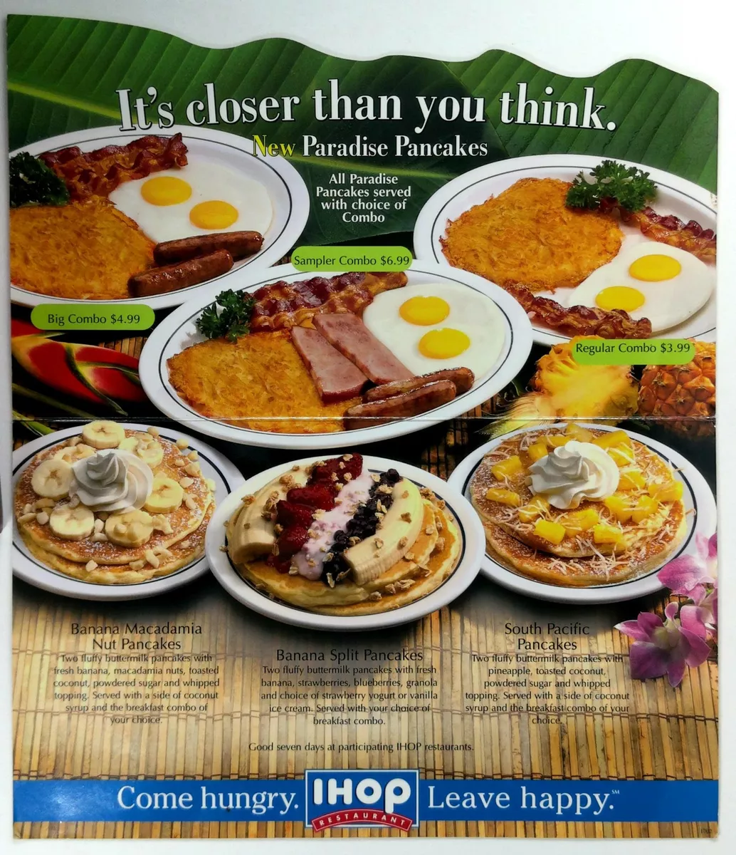 IHOP® 2 x 2 x 2 - Start Your Combos Order Now!