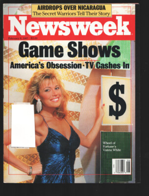 MAG: Newsweek 2/9/1987-Game Shows-Vanna White cover & feature-Current events-...