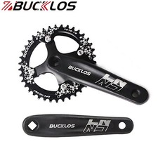 BUCKLOS 32/34/36/38/40/42T 104BCD Single Chain Ring Square Crank Bike Cranksets
