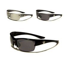 CHOPPERS Sunglasses Wrap Around Motorcycle Biker Cycling Half Plastic Frames Men