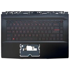 New For MSI GF65 Thin 9SD 9SE MS-16W1 MS-16W2 keyboard Palmrest Case Red backlit