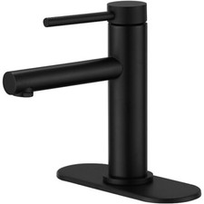 Single Hole 1-Handle Bathroom Sink Faucet