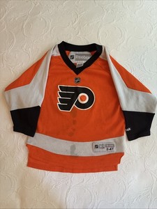 Reebok Philadelphia Flyers Embroidered NHL Hockey Jersey Kids Boys 2T-4T