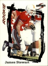 James Stewart 1995 Score Rookie Card 268. rookie card picture