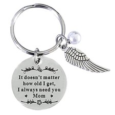 Mother's Day Gifts for Mom from Daughter Son, Mother Keychain Key ring for