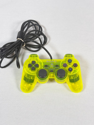 Sony PlayStation 2 PS2 DualShock 2 Controller SCPH-10010 Lemon Yellow